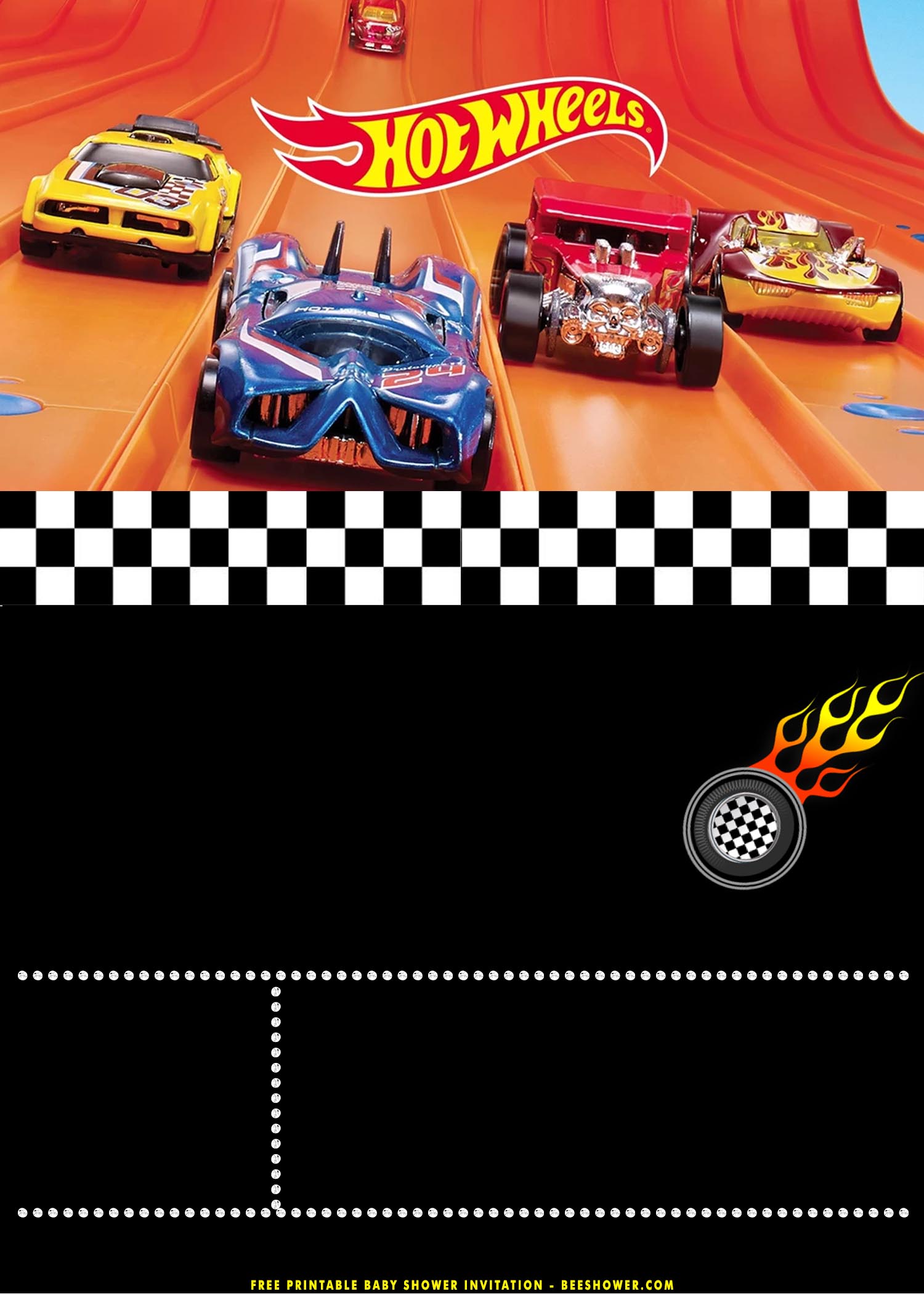  Hot Wheels Free Invitation Template Nisma Info