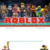 Roblox And Lego Free Printable Baby Shower Invitations Templates