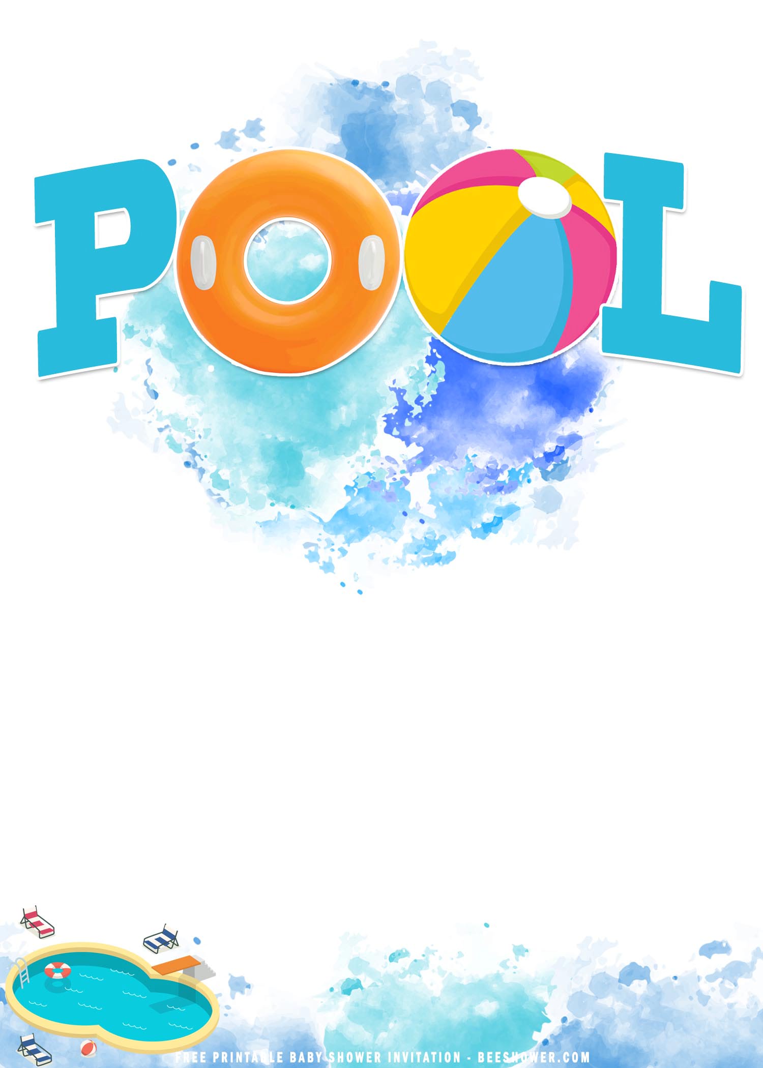 free-printable-summer-pool-birthday-party-invitation-templates