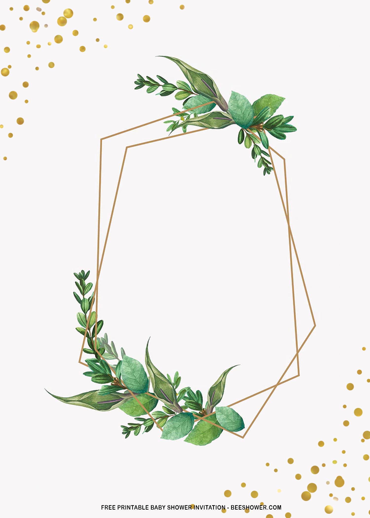tropical baby shower invitations free