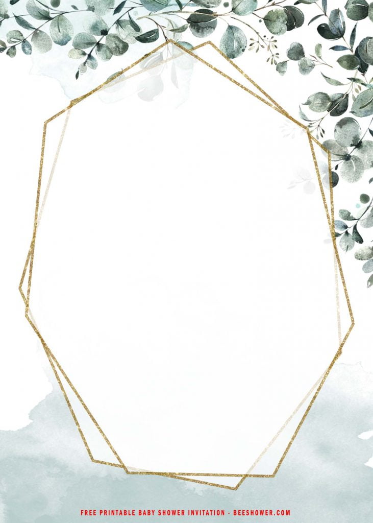 (FREE Printable) – Floral Wreath Wedding Party Invitation Templates