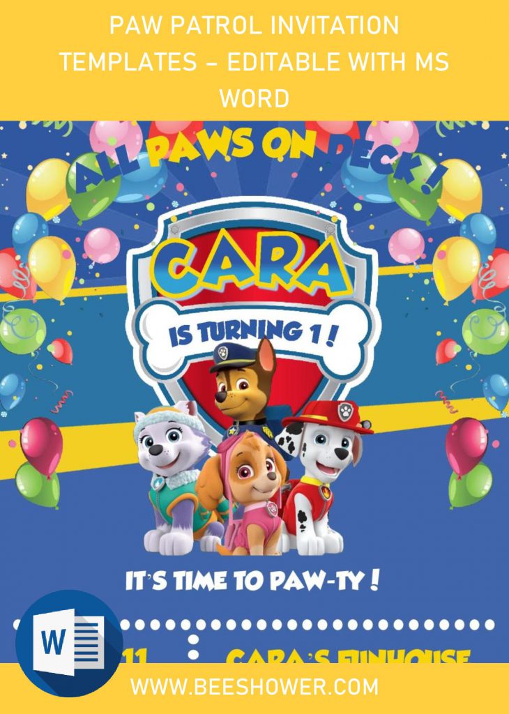paw patrol microsoft office templates for word paw patrol microsoft office templates for word